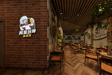 杭州啤酒屋装修设计-案例效果图