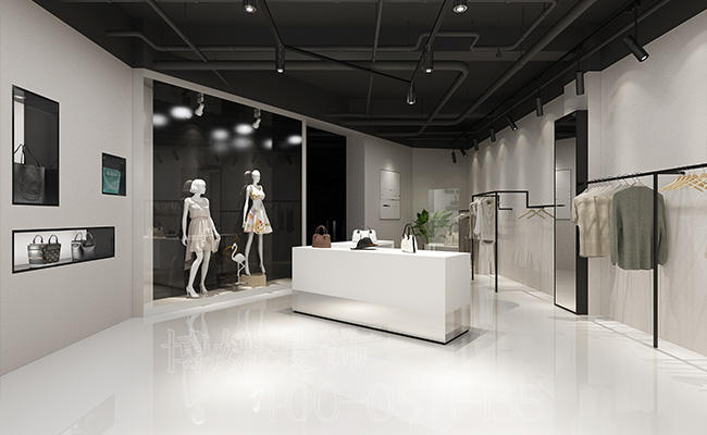 杭州服装展厅装修设计_案例效果图 5