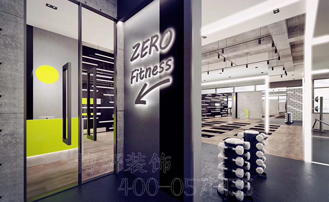 杭州健身房装修设计_案例效果图 5
