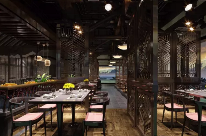 中式餐厅装修,中式餐饮店装修,杭州中式餐厅装修,上海中式餐厅装修