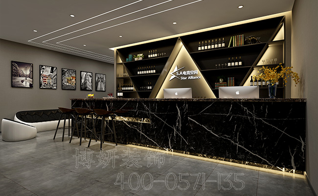 杭州精品电竞酒店装修设计_案例效果图