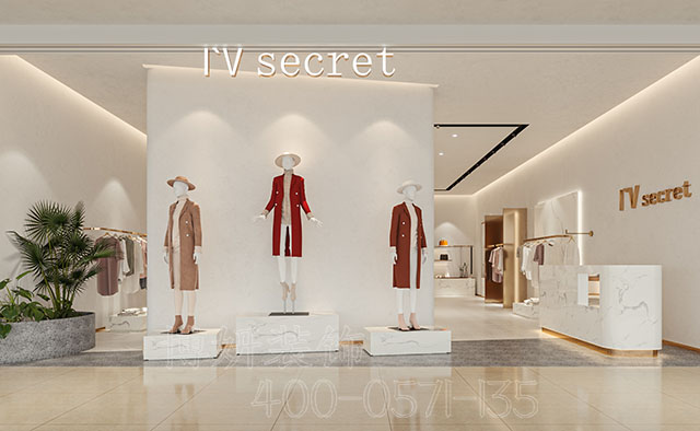 杭州精品女装店装修设计_案例效果图 5