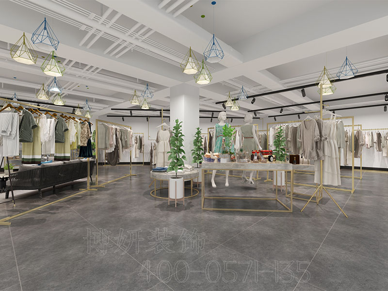 杭州女装店装修设计 -装修效果图 2