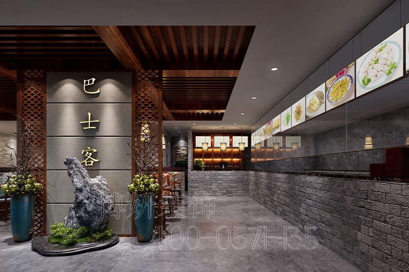 杭州中式餐厅装修-效果案例图 2