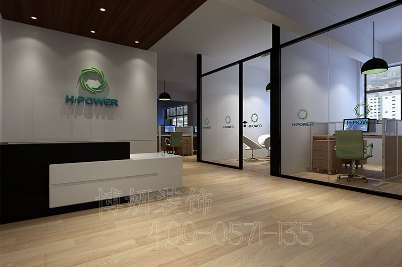 杭州医学公司办公室装修-医药办公室装修案例效果图片 2