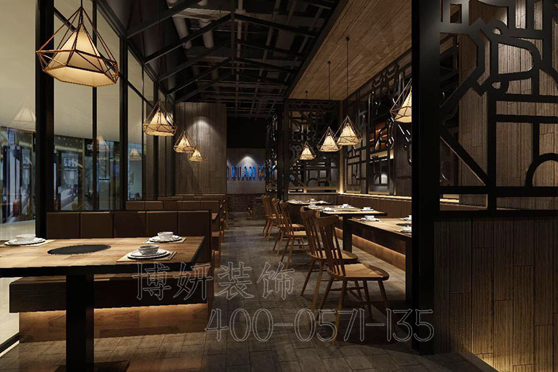 杭州专业市井火锅店装修-杭州火锅店如何装修才好