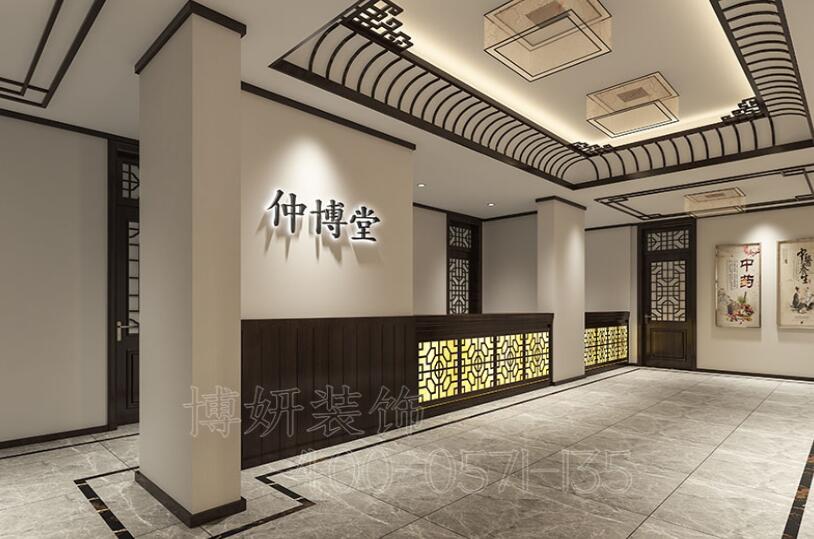 杭州西湖区中医馆装修,专业中医馆设计效果图,杭州正规装修设计公司