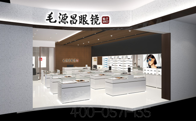 杭州眼镜店装修设计，专业精品眼镜店装修效果图欣赏