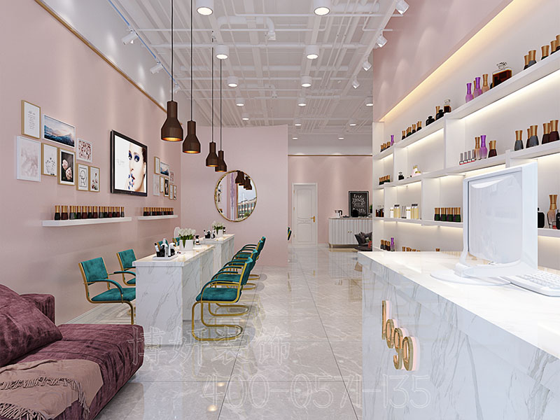 杭州美发店装修-理发店装修怎么显得好看？ 4