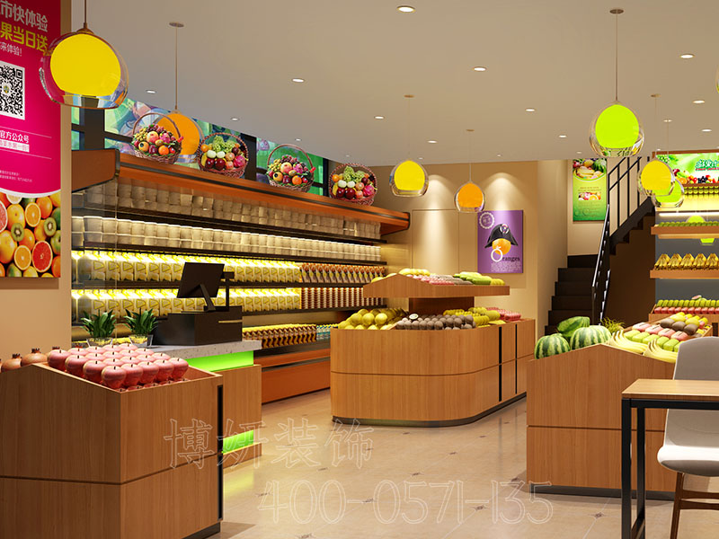 杭州专业水果店装修设计,小型水果店设计效果图,杭州店铺装修设计公司 杭州专业水果店装修设计,小型水果店设计效果图,杭州店铺装修设计公司