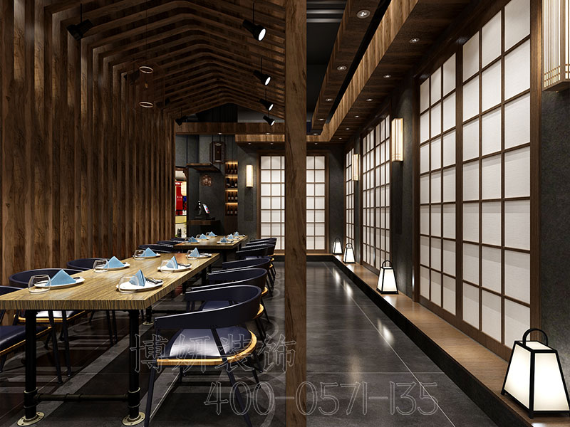杭州250平米餐饮店装修效果图,杭州专业餐饮店装修设计公司,杭州餐饮店设计装修案例