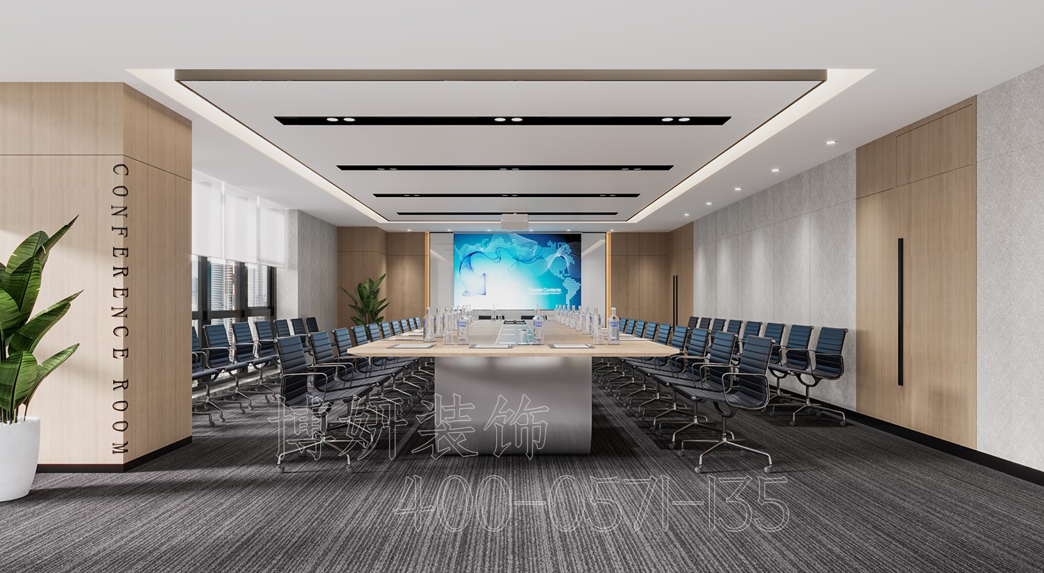 杭州办公室装修设计公司,杭州专业大型办公室装修公司电话,杭州办公室装修效果案例图