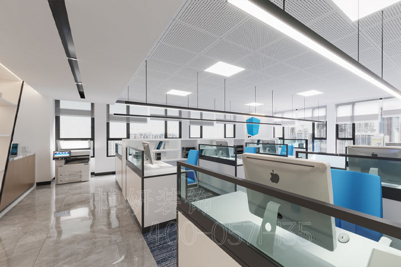 杭州宜路工程办公室装修设计-专业办公空间设计案例 5