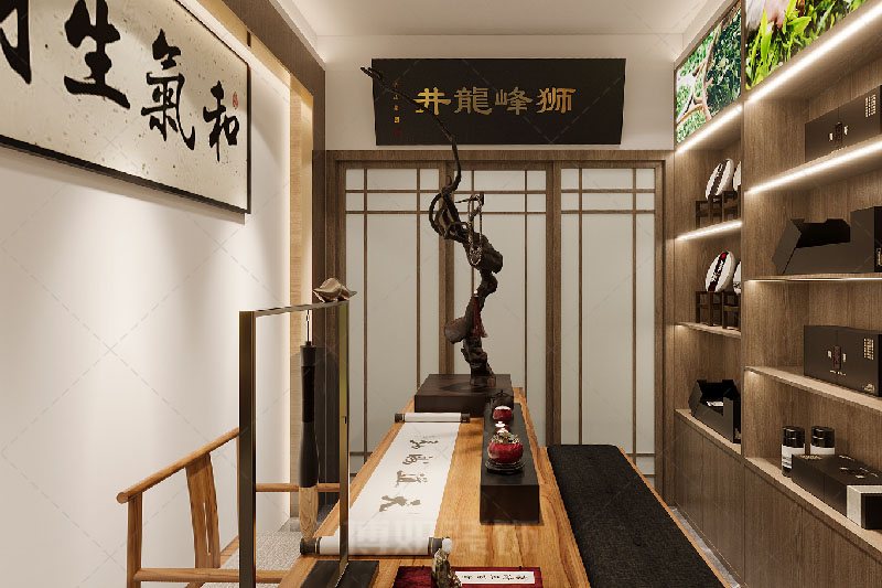 杭州简约茶馆装修设计 - 装修效果图 3